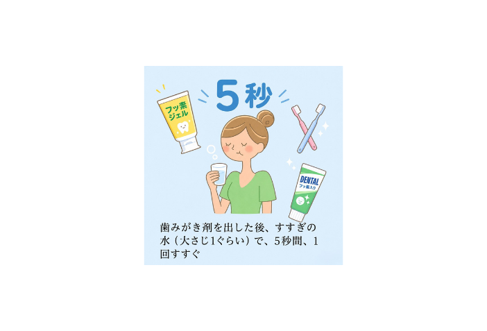 歯みがき後の「すすぎすぎ」に注意？