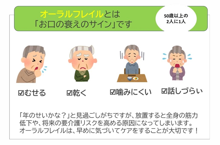 口の“衰え”を感じていませんか？〜知っておきたい「オーラルフレイル」